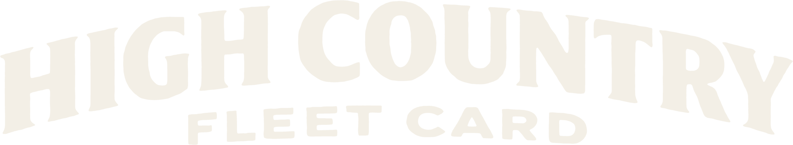 High Country Fleet Card